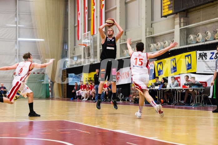 Basketball, 2.Bundesliga, Playoff Semifinale Spiel 3, UBC St.Pölten, Mattersburg Rocks, Corey HALLETT (16)