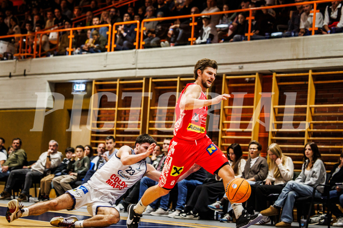 Basketball, win2day Basketball Superliga 2024/25, Grunddurchgang Runde 7, BBC Nord Dragonz, Traiskirchen Lions, Moritz Lanegger-Rest (8)
