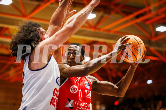 Basketball, win2day Basketball Superliga 2024/25, Grunddurchgang Runde 7, BBC Nord Dragonz, Traiskirchen Lions, Nelson Haskin (21)