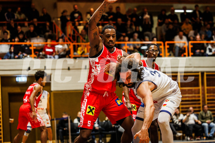 Basketball, win2day Basketball Superliga 2024/25, Grunddurchgang Runde 7, BBC Nord Dragonz, Traiskirchen Lions, Sead Hadzifejzovic (32)