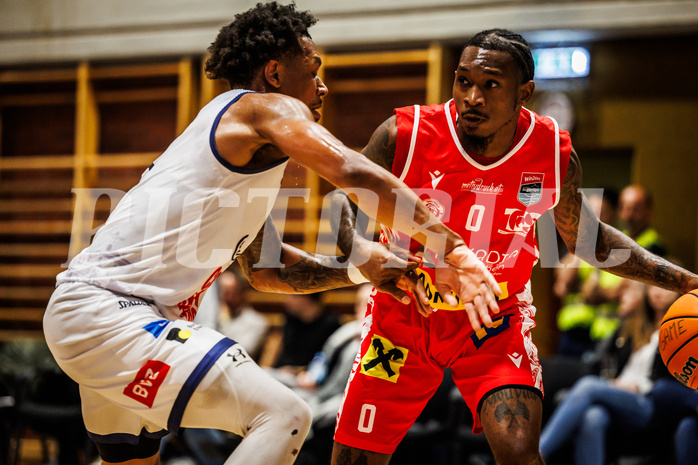 Basketball, win2day Basketball Superliga 2024/25, Grunddurchgang Runde 7, BBC Nord Dragonz, Traiskirchen Lions, Cedric Russell (0)