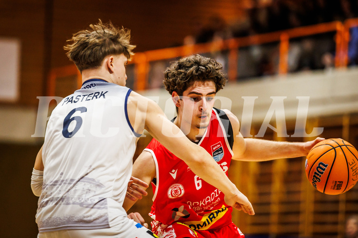 Basketball, win2day Basketball Superliga 2024/25, Grunddurchgang Runde 7, BBC Nord Dragonz, Traiskirchen Lions, Aleksej Kostic (6)