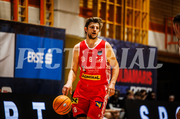 Basketball, win2day Basketball Superliga 2024/25, Grunddurchgang Runde 7, BBC Nord Dragonz, Traiskirchen Lions, Moritz Lanegger-Rest (8)