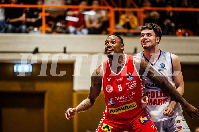 Basketball, win2day Basketball Superliga 2024/25, Grunddurchgang Runde 7, BBC Nord Dragonz, Traiskirchen Lions, Delvon Johnson (5)