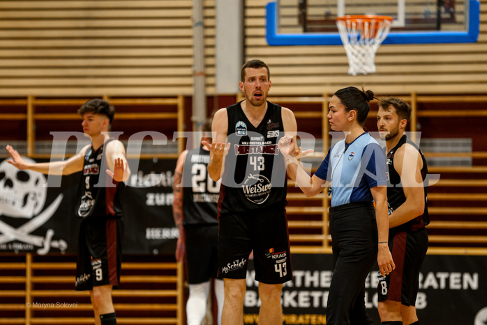 01.05.2025 Basketball Zweite Liga 2024/25, Playoffs, Finale Spiel 2 Wörthersee Piraten vs. Mistelbach Mustangs