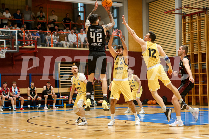 01.05.2025 Basketball Zweite Liga 2024/25, Playoffs, Finale Spiel 2 Wörthersee Piraten vs. Mistelbach Mustangs