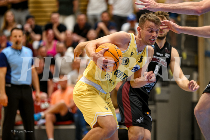 01.05.2025 Basketball Zweite Liga 2024/25, Playoffs, Finale Spiel 2 Wörthersee Piraten vs. Mistelbach Mustangs
