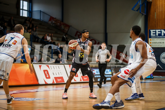 Basketball, Admiral Basketball Superliga 2019/20, Platzierungsrunde 5. Runde, Oberwart Gunners, Flyers Wels, Derek Jackson Jr. (6)