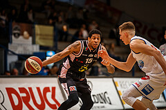 Basketball, Admiral Basketball Superliga 2019/20, Platzierungsrunde 5. Runde, Oberwart Gunners, Flyers Wels, Jarvis Ray (15)