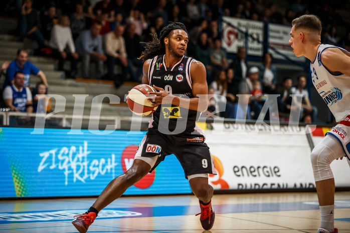 Basketball, Admiral Basketball Superliga 2019/20, Platzierungsrunde 5. Runde, Oberwart Gunners, Flyers Wels, Cameron Delaney (9)