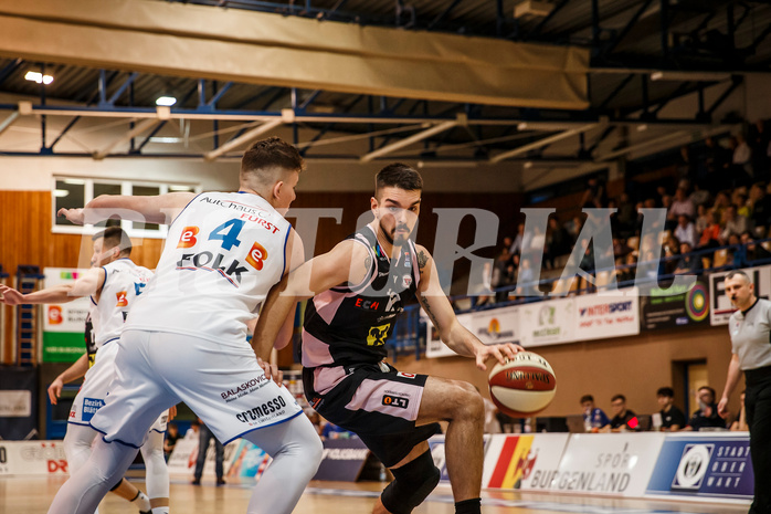 Basketball, Admiral Basketball Superliga 2019/20, Platzierungsrunde 5.Runde, Oberwart Gunners, Flyers Wels, Benjamin Blazevic (12)