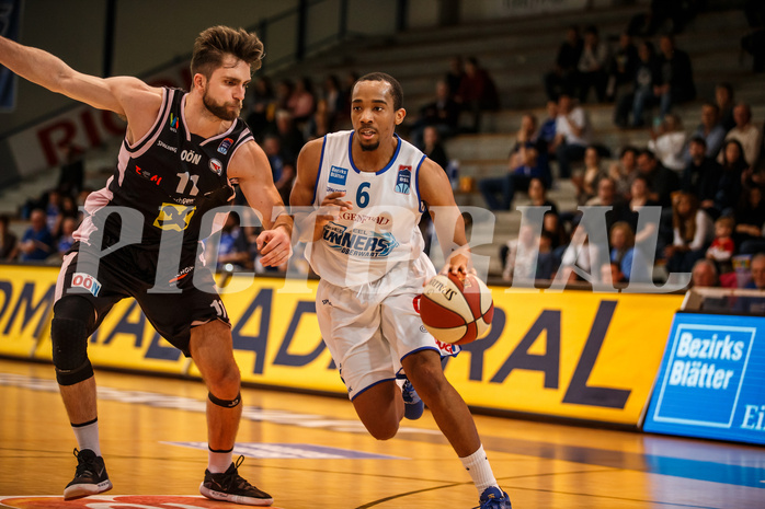 Basketball, Admiral Basketball Superliga 2019/20, Platzierungsrunde 5. Runde, Oberwart Gunners, Flyers Wels, Lawrence Alexander (6)