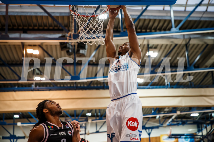 Basketball, Admiral Basketball Superliga 2019/20, Platzierungsrunde 5.Runde, Oberwart Gunners, Flyers Wels, Orion Outerbridge (8)
