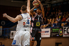 Basketball, Admiral Basketball Superliga 2019/20, Platzierungsrunde 5. Runde, Oberwart Gunners, Flyers Wels, Derek Jackson Jr. (6)