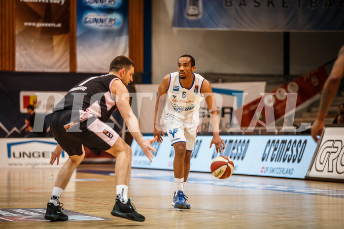 Basketball, Admiral Basketball Superliga 2019/20, Platzierungsrunde 5. Runde, Oberwart Gunners, Flyers Wels, Lawrence Alexander (6)