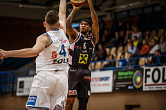 Basketball, Admiral Basketball Superliga 2019/20, Platzierungsrunde 5. Runde, Oberwart Gunners, Flyers Wels, Derek Jackson Jr. (6)