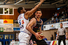 Basketball, Admiral Basketball Superliga 2019/20, Platzierungsrunde 5. Runde, Oberwart Gunners, Flyers Wels, Davor Lamesic (7)