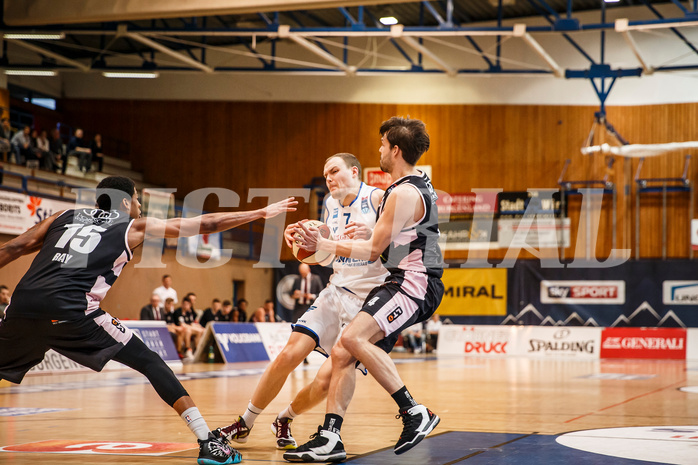 Basketball, Admiral Basketball Superliga 2019/20, Platzierungsrunde 5.Runde, Oberwart Gunners, Flyers Wels, Sebastian Käferle (7)