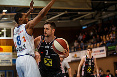 Basketball, Admiral Basketball Superliga 2019/20, Platzierungsrunde 5. Runde, Oberwart Gunners, Flyers Wels, Davor Lamesic (7)