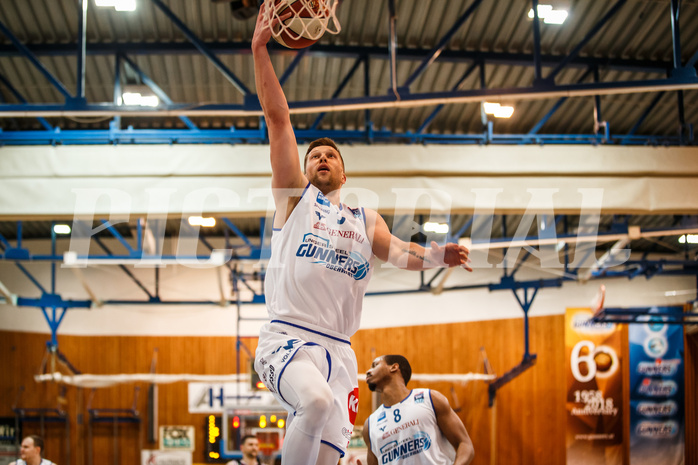 Basketball, Admiral Basketball Superliga 2019/20, Platzierungsrunde 5. Runde, Oberwart Gunners, Flyers Wels, Andrius Mikutis (5)