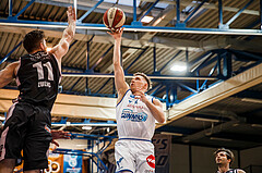 Basketball, Admiral Basketball Superliga 2019/20, Platzierungsrunde 5.Runde, Oberwart Gunners, Flyers Wels, Jonathan Knessl (12)