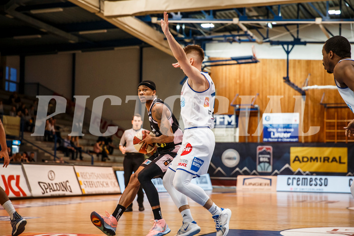 Basketball, Admiral Basketball Superliga 2019/20, Platzierungsrunde 5.Runde, Oberwart Gunners, Flyers Wels, Derek Jackson Jr. (6)