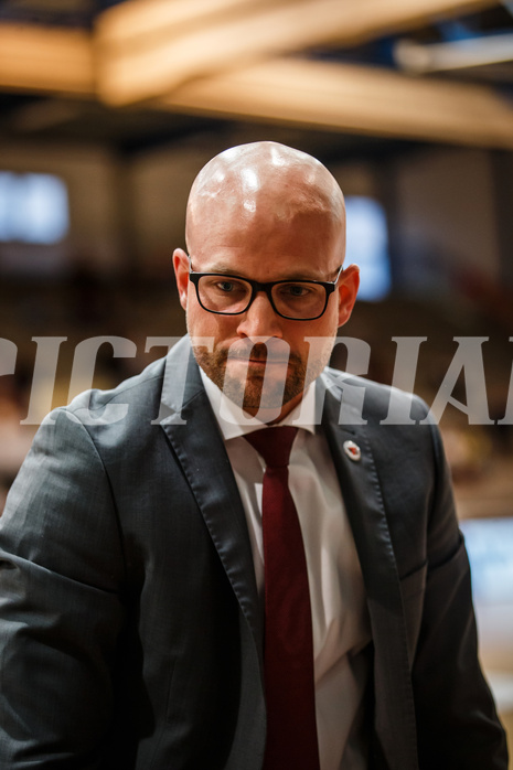 Basketball, Admiral Basketball Superliga 2019/20, Platzierungsrunde 5. Runde, Oberwart Gunners, Flyers Wels, Sebastian Waser (Head Coach)