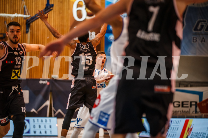 Basketball, Admiral Basketball Superliga 2019/20, Platzierungsrunde 5. Runde, Oberwart Gunners, Flyers Wels, Edi Patekar (9)
