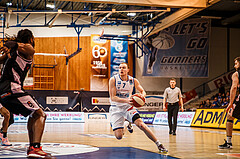 Basketball, Admiral Basketball Superliga 2019/20, Platzierungsrunde 5.Runde, Oberwart Gunners, Flyers Wels, Sebastian Käferle (7)
