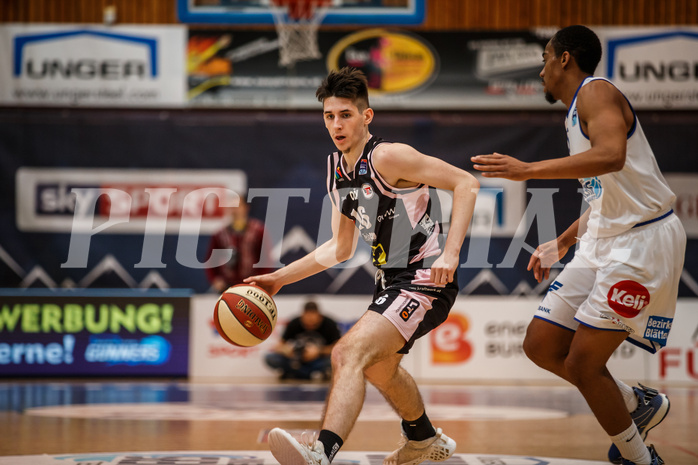 Basketball, Admiral Basketball Superliga 2019/20, Platzierungsrunde 5. Runde, Oberwart Gunners, Flyers Wels, Elvir Jakupovic (16)
