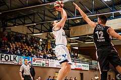 Basketball, Admiral Basketball Superliga 2019/20, Platzierungsrunde 5.Runde, Oberwart Gunners, Flyers Wels, Sebastian Käferle (7)