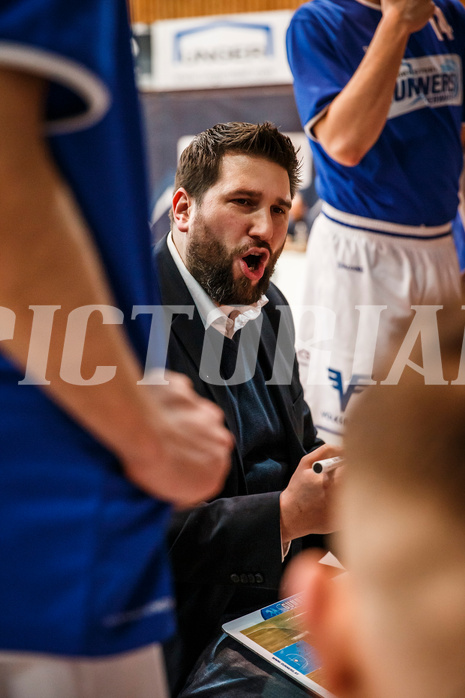 Basketball, Admiral Basketball Superliga 2019/20, Platzierungsrunde 5.Runde, Oberwart Gunners, Flyers Wels, Horst Leitner (Coach)