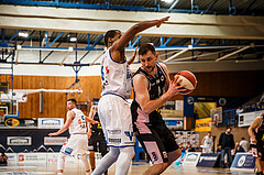 Basketball, Admiral Basketball Superliga 2019/20, Platzierungsrunde 5.Runde, Oberwart Gunners, Flyers Wels, Davor Lamesic (7)