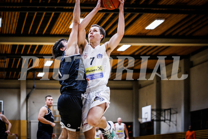 Basketball, Basketball Zweite Liga 2022/23, Grunddurchgang 1.Runde, Mattersburg Rocks, Basket Flames, Marc Toth (7)