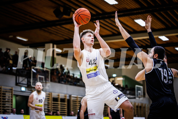 Basketball, Basketball Zweite Liga 2022/23, Grunddurchgang 1.Runde, Mattersburg Rocks, Basket Flames, Robert Dembskis (42)