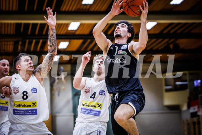 Basketball, Basketball Zweite Liga 2022/23, Grunddurchgang 1.Runde, Mattersburg Rocks, Basket Flames, Zaza Zakariadze (7)