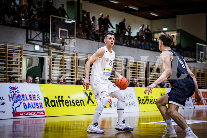 Basketball, Basketball Zweite Liga 2022/23, Grunddurchgang 1.Runde, Mattersburg Rocks, Basket Flames, Petar Zivkovic (8)