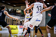 Basketball, Basketball Zweite Liga 2022/23, Grunddurchgang 1.Runde, Mattersburg Rocks, Basket Flames, Robert Dembskis (42)