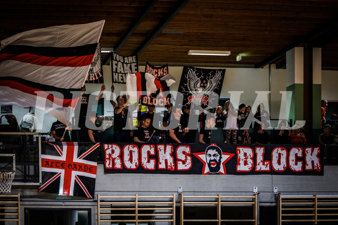 Basketball, Basketball Zweite Liga 2022/23, Grunddurchgang 1.Runde, Mattersburg Rocks, Basket Flames, Rocks Block