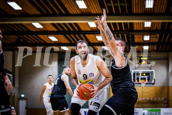 Basketball, Basketball Zweite Liga 2022/23, Grunddurchgang 1.Runde, Mattersburg Rocks, Basket Flames, Tobias Winkler (9)