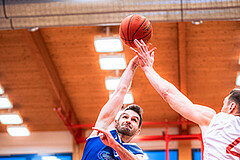 Basketball, Win2Day Superliga 2022/23, 6. Qualifikationsrunde, Traiskirchen Lions, BBC Nord Dragonz, Petar Cosic (3)
