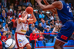 Basketball, Win2Day Superliga 2022/23, 6. Qualifikationsrunde, Traiskirchen Lions, BBC Nord Dragonz, Lukas Hahn (9)