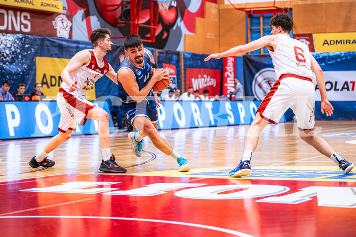 Basketball, Win2Day Superliga 2022/23, 6. Qualifikationsrunde, Traiskirchen Lions, BBC Nord Dragonz, Fabio Söhnel (44)