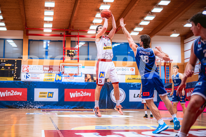 Basketball, Win2Day Superliga 2022/23, 6. Qualifikationsrunde, Traiskirchen Lions, BBC Nord Dragonz, Hannes Joseph Kogelnik (5)