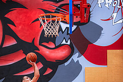 Basketball, Win2Day Superliga 2022/23, 6. Qualifikationsrunde, Traiskirchen Lions, BBC Nord Dragonz, Lukas Hahn (9)