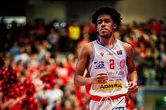 Basketball, Basketball Austria CUP 2023/24, Finale, Traiskirchen Lions, Flyers Wels, Obinna Anthony Ndukwe (2)