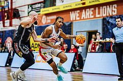 Basketball, Basketball Austria CUP 2023/24, Finale, Traiskirchen Lions, Flyers Wels, Demarcus Demonia (4)