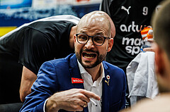 Basketball, Basketball Austria CUP 2023/24, Finale, Traiskirchen Lions, Flyers Wels, Sebastian Waser (Head Coach)