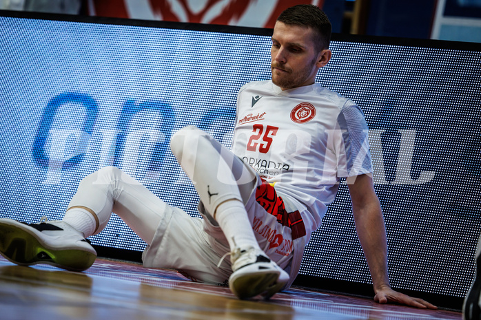 Basketball, Basketball Austria CUP 2023/24, Finale, Traiskirchen Lions, Flyers Wels, Edgars Lasenbergs (25)