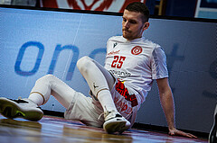 Basketball, Basketball Austria CUP 2023/24, Finale, Traiskirchen Lions, Flyers Wels, Edgars Lasenbergs (25)